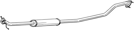 Глушник передній SUZUKI Splash 07-, BOSAL (287347) Глушник передній SUZUKI Splash 07-, BOSAL (287347)