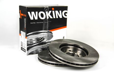 Гальмівний диск передній (вент.) Opel Astra G, H/Zafira 98- (280x25), WOKING (D658410)
