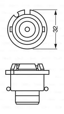 Лампа D4s XENON, BOSCH (1987302906)