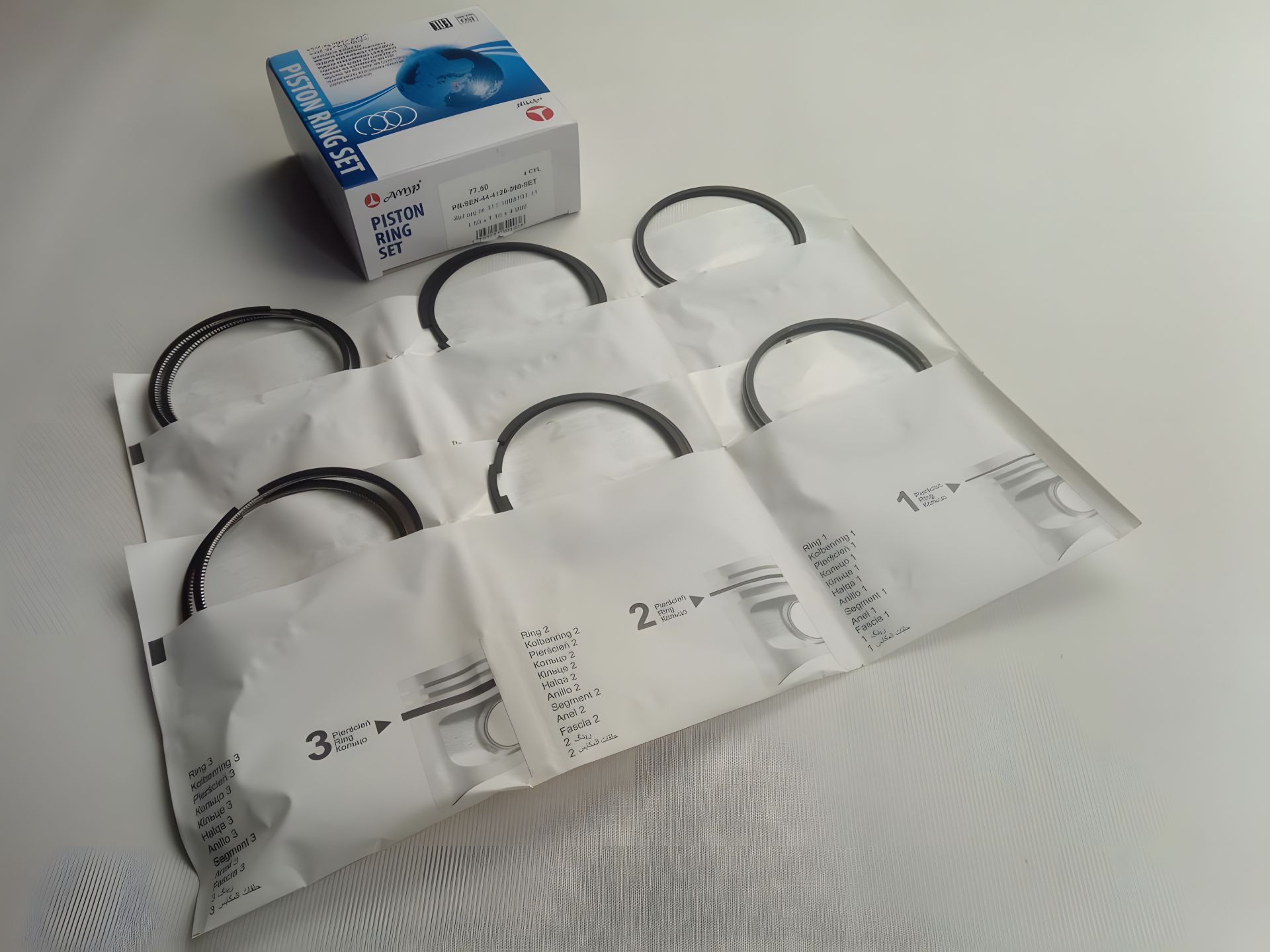 Кольца AMP Lanos 1.4 77,50 стандарт (PR-SEN-44-4126-000) цельные/чугунные (317-1000101-11) Кольца AMP Lanos 1.4 77,50 стандарт (PR-SEN-44-4126-000) цельные/чугунные (317-1000101-11)