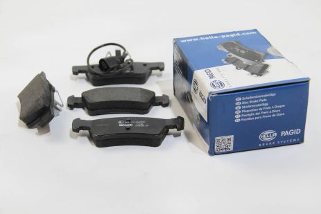 Задні гальмівні прокладки T5 03- (їли) (диски 333x32,5 мм), Hella Pagid (8DB355013841)