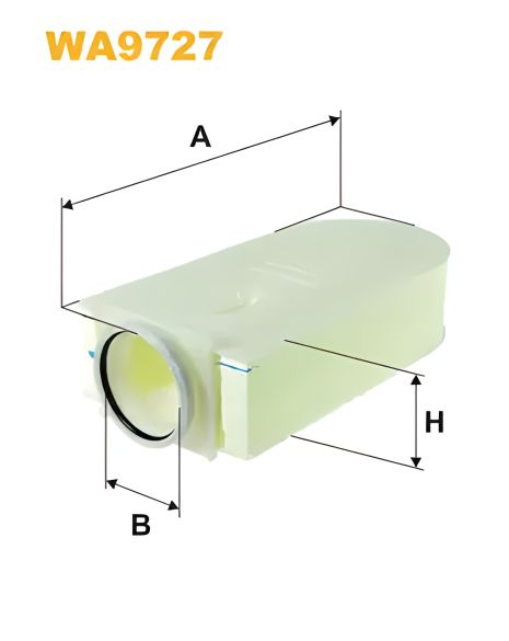 Повітряний фільтр MERCEDES-BENZ CLS, WIX FILTERS (WA9727) Повітряний фільтр MERCEDES-BENZ CLS, WIX FILTERS (WA9727)