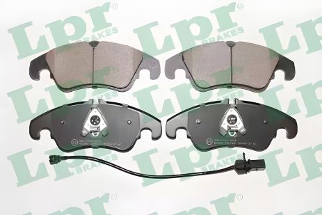 Передние тормозные колодки AUDI A4 1.8TFSI-2.0TDI 07-, LPR (05P1420A)