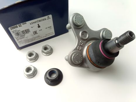 Шаровая опора Octavia A7/Passat B6/B7, LEMFORDER (29998 02) левая (3C0407365A)
