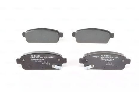 Колодки задние тормозные Cruze/Orlando/Astra J 09-, BOSCH (0986494435) дисковые, BOSCH (0986494435) Колодки задние тормозные Cruze/Orlando/Astra J 09-, BOSCH (0986494435) дисковые, BOSCH (0986494435)