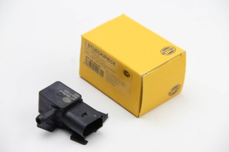 Датчик тиску повітря відпрацьованих газів BMW E60 M47D20, HELLA (6PP009409021)
