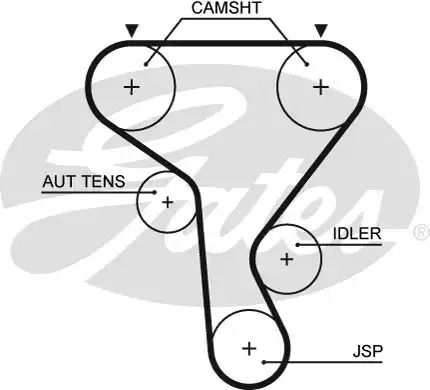 Ремінь ГРМ Master/Movano 2.2DTi/2.5DTi 09/00, GATES (5573XS)