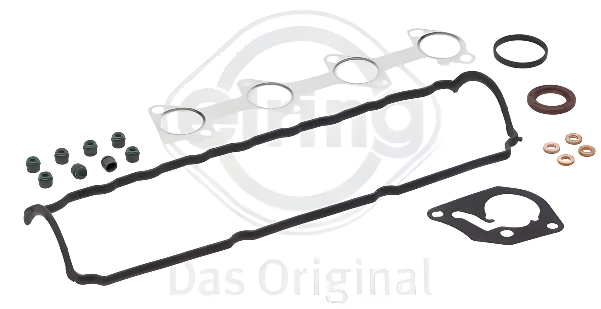 Комплект прокладок головки блоку циліндрів для RENAULT/DCIA Duster, Logan, Sandero, Kangoo 1.5 dCi 01-, ELRING (43433) Комплект прокладок головки блоку циліндрів для RENAULT/DCIA Duster, Logan, Sandero, Kangoo 1.5 dCi 01-, ELRING (43433)