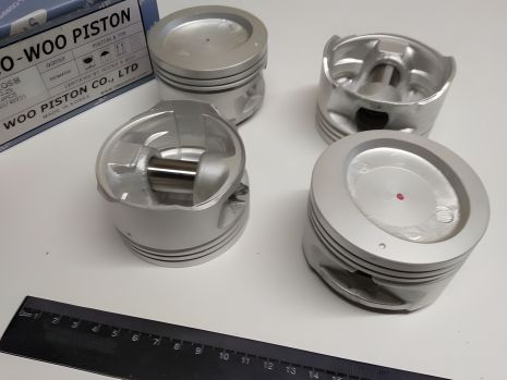 Поршень Aveo 1.5 76,75 1-й рем. с пальцем, SWP (93740221), для колец Lanos 1.5 (93740221SWP)