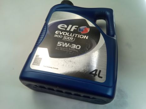 Синтетическое моторное масло 5W-30 ELF Evolution 900 SXR 4л (0888010705) (196133)