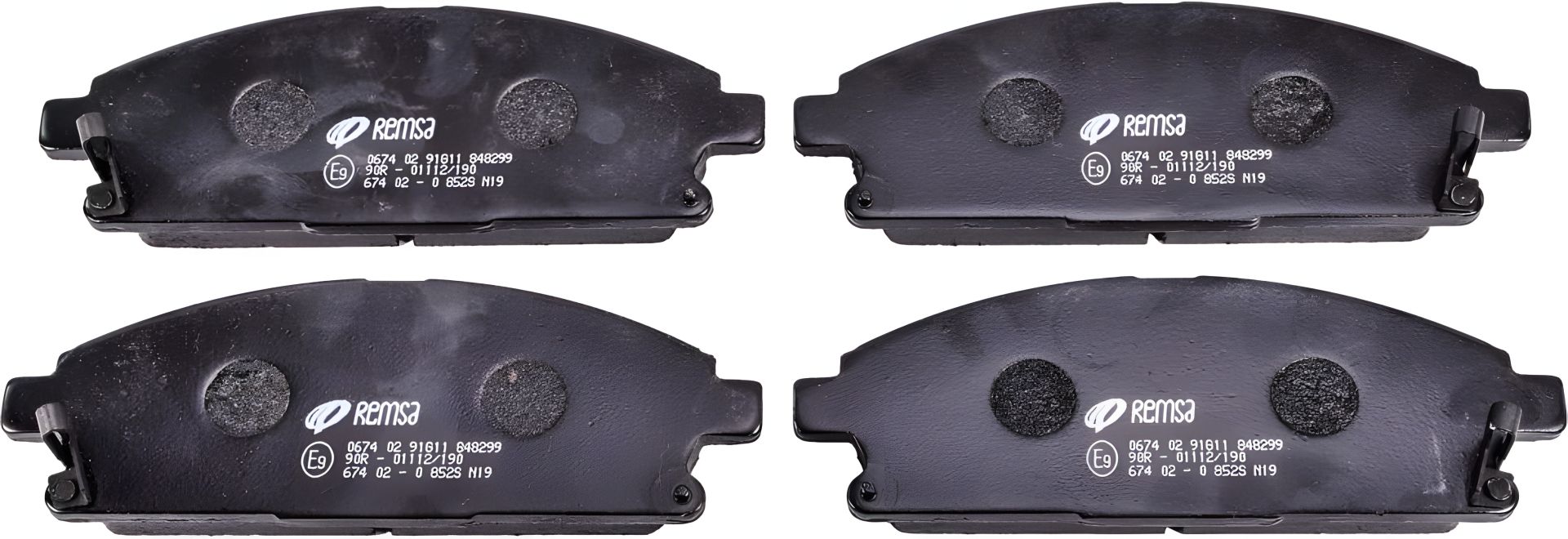 Комплект тормозных колодок, дисковый тормоз NISSAN X-TRAIL, NISSAN PATHFINDER, REMSA (067402) Комплект тормозных колодок, дисковый тормоз NISSAN X-TRAIL, NISSAN PATHFINDER, REMSA (067402)