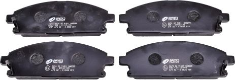 Гальмові колодки комплект NISSAN X-TRAIL, PATHFINDER, REMSA (067402)