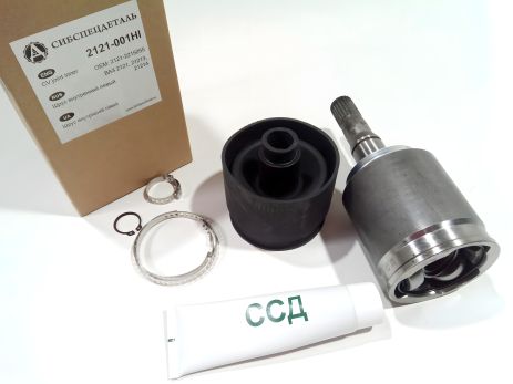 Внутрішній ШРУС ВАЗ 2121 (короткий/лівий), ССД (2121-001Нl) (2121-2215055) (2121-001Hl)