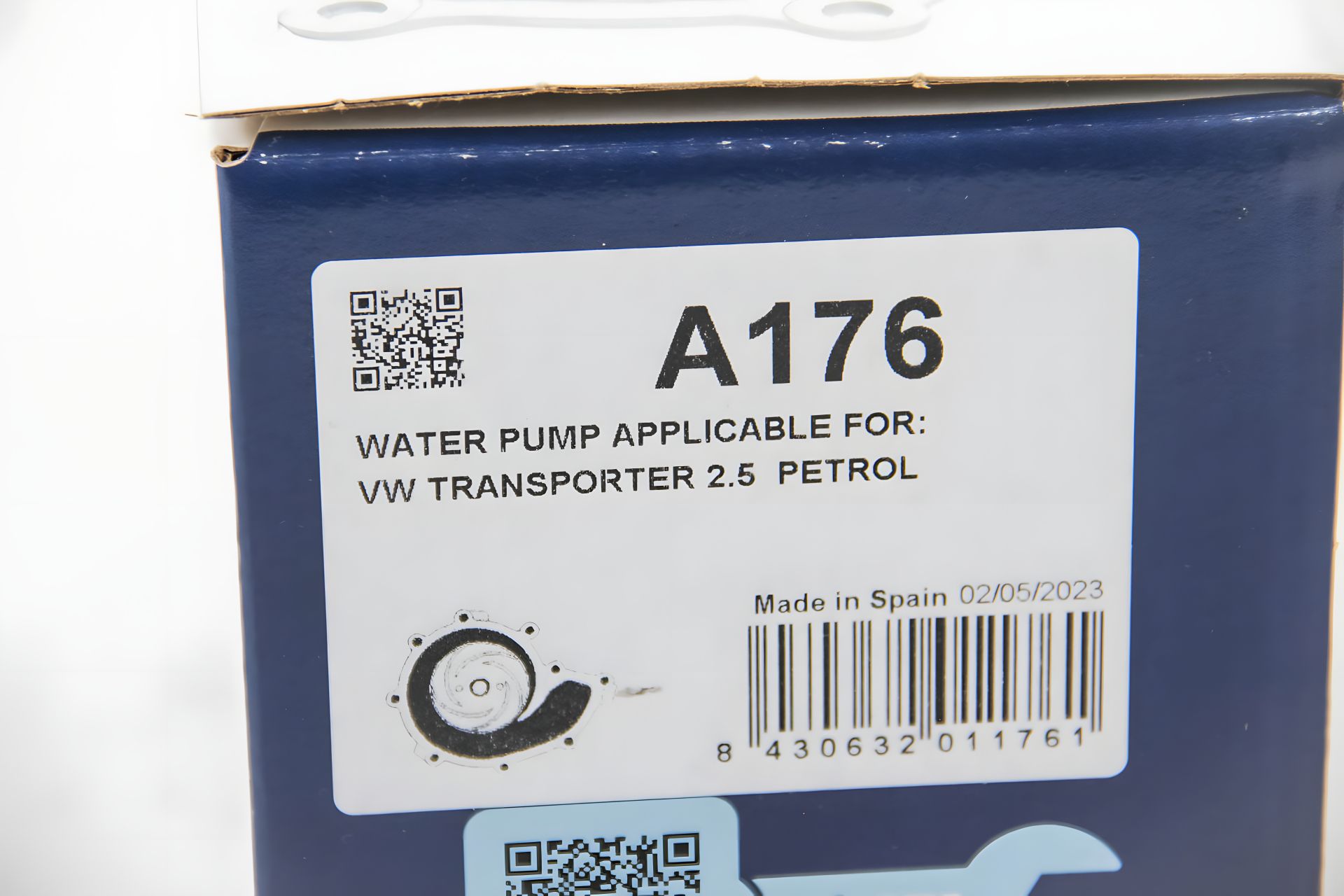 Водяной насос для VW Caravelle/Multivan/Transporter 2,4-2,5 90-03, DOLZ (A176) Водяной насос для VW Caravelle/Multivan/Transporter 2,4-2,5 90-03, DOLZ (A176)