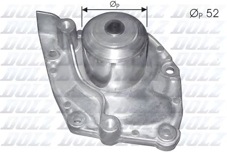 Водяной насос-сукупомпа для Suzuki Grand Vitara, Nissan Primera, Renault Grand Scénic, DOLZ (R229)