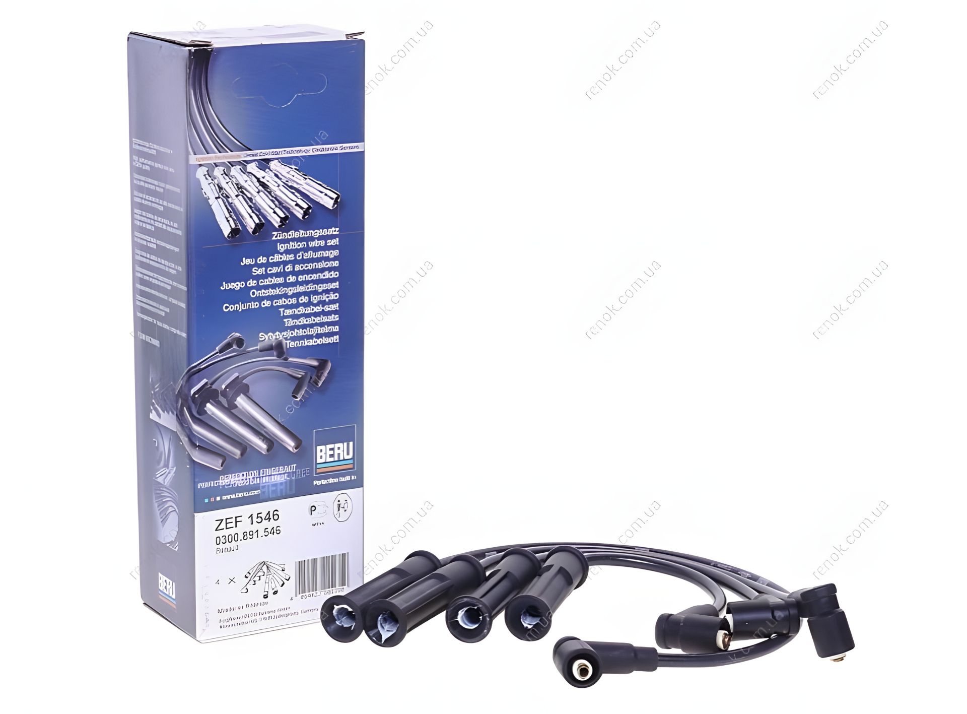 Провода зажигания для Dacia Logan (Beru) (ZEF1546) Провода зажигания для Dacia Logan (Beru) (ZEF1546)