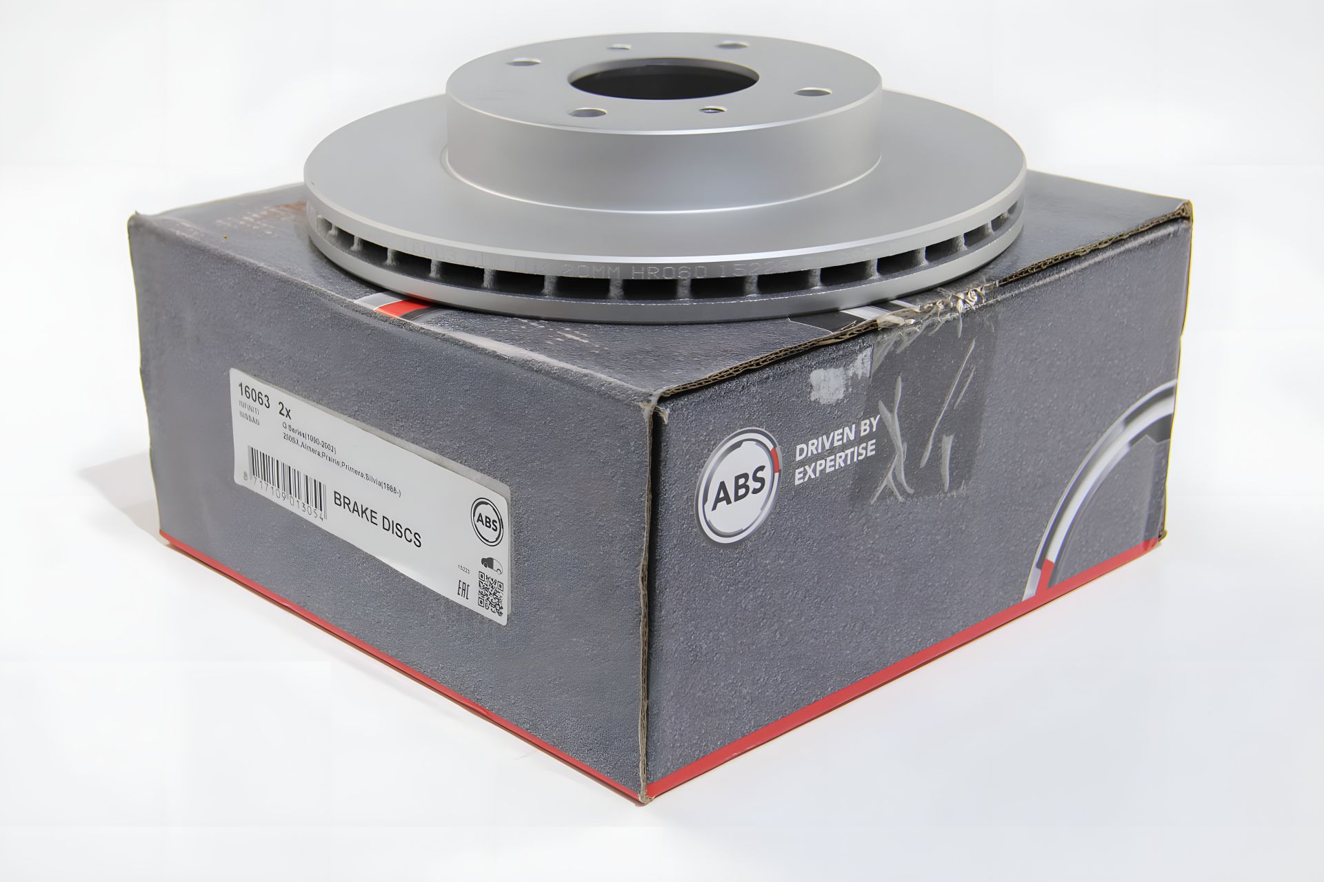 Передний тормозной диск 200SX/Almera/G Series/Primera (88-21) (16063) ABS Передний тормозной диск 200SX/Almera/G Series/Primera (88-21) (16063) ABS