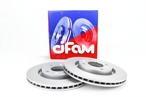Передній гальмівний диск 1007/2008/206/207/208 (03-21) 266mm, CIFAM (800555C)