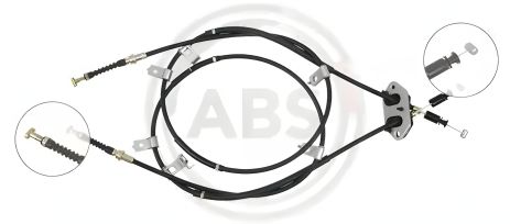 Задний трос ручного тормоза Mazda 6 02-08 (1645/1432+1640/1432), ABS (K19605) Задний трос ручного тормоза Mazda 6 02-08 (1645/1432+1640/1432), ABS (K19605)