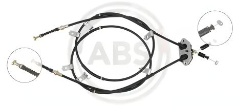 Ручного гальма задній трос, Mazda 6 02-08 (1645/1432+1640/1432), A.B.S. K19605