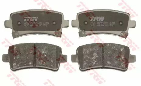 Комплект гальмівних колодок ROEWE (SAIC), CHEVROLET MALIBU, SAAB 9-5, TRW (GDB1784) Комплект гальмівних колодок ROEWE (SAIC), CHEVROLET MALIBU, SAAB 9-5, TRW (GDB1784)