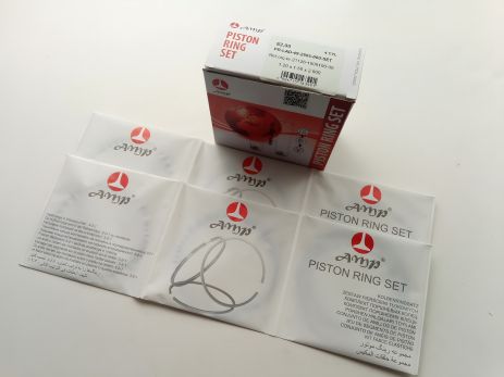 Наборные кольца AMP 82,0 ВАЗ 2170 (PR-LAD-49-2805-000-SET), стальные (21126-1000100-10) Наборные кольца AMP 82,0 ВАЗ 2170 (PR-LAD-49-2805-000-SET), стальные (21126-1000100-10)