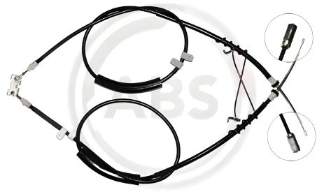 Ручного гальма задній трос Connect 08- Л=Пр. (низька база/+ABS) (1818/1694+1818/1690), A.B.S. (K17695) Ручного гальма задній трос Connect 08- Л=Пр. (низька база/+ABS) (1818/1694+1818/1690), A.B.S. (K17695)