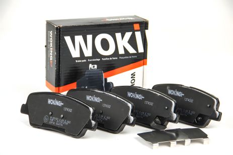 Задние тормозные колодки для Santa Fe II/III 06-/Sorento II/III 09- (mando) от WOKING (P13)
