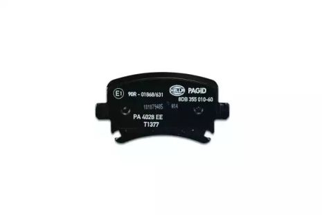 Колодки задні гальмівні audi a3/a4/a6/skoda octavia/superb/vw caddy 3/g, HELLA PAGID (8DB355010601)