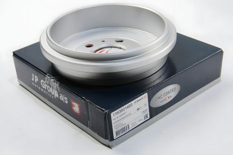 Гальмівний барабан Fabia I/II/III/Polo 99-, JP Group (1163501400) для стабільного гальмування