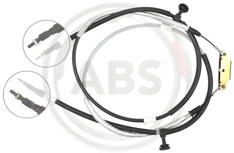 Задній трос ручного гальма для Vectra C 98- (1630/1454+1578/1397), A.B.S. (K17205)