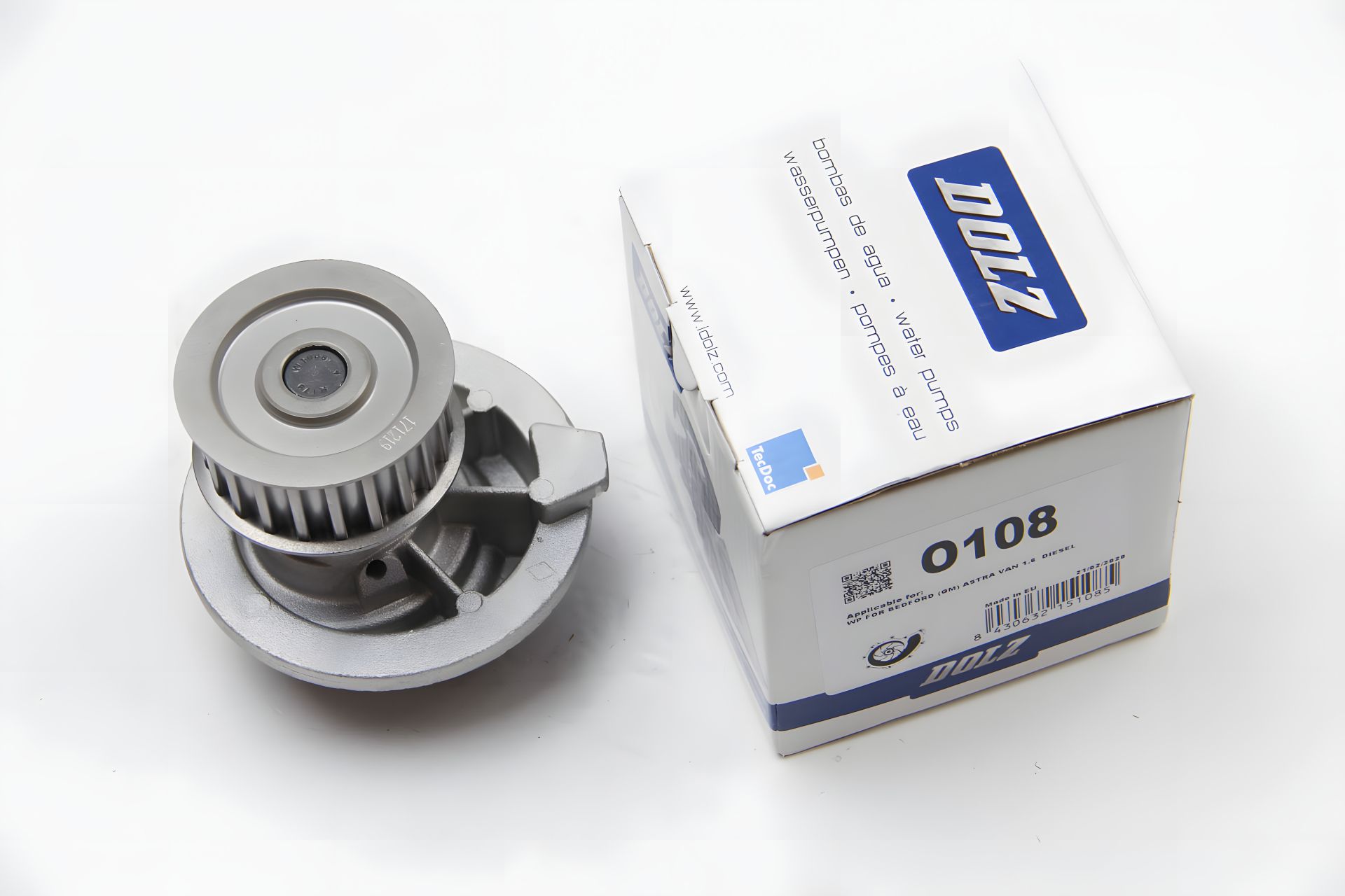 Водяной насос BEDFORD/OPEL/VAUXHALL Astra Van/Kadett/Astra 1,6 79-89, DOLZ (O108) Водяной насос BEDFORD/OPEL/VAUXHALL Astra Van/Kadett/Astra 1,6 79-89, DOLZ (O108)