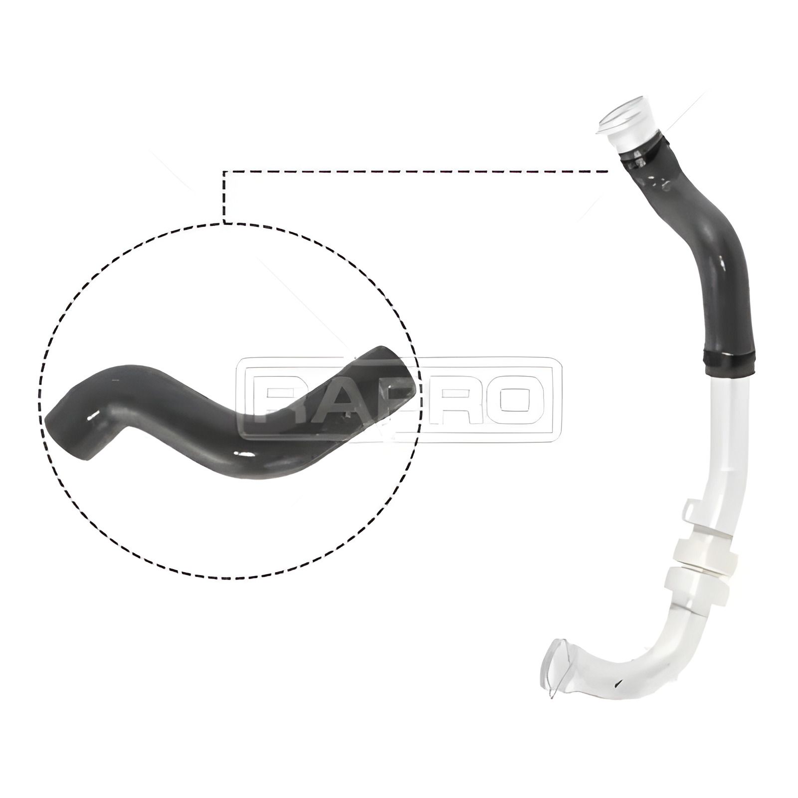 Патрубок інтеркулера RAPRO Megane III 1.5 dCi 08- (12537) Патрубок інтеркулера RAPRO Megane III 1.5 dCi 08- (12537)