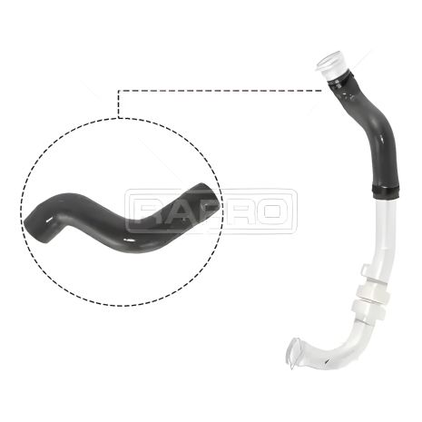 Патрубок інтеркулера RAPRO Megane III 1.5 dCi 08- (12537)