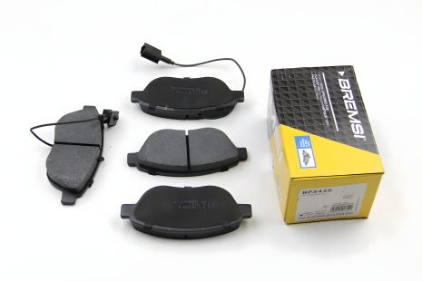 Передние тормозные колодки Berlingo/Partner 01-/Doblo 03- (137x57.3x19)(с датчиком), Bremsi (BP3426)