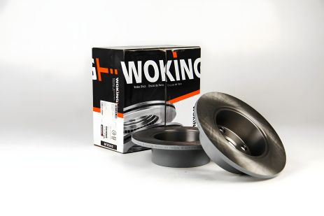 Задній гальмівний диск Audi 100/A6/Passat/Superb (88-08), WOKING (D612300)