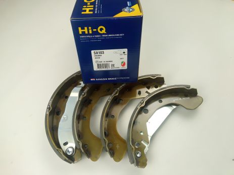 Задні гальмівні колодки для Tacuma, Hi-Q (SA103) (96394977)