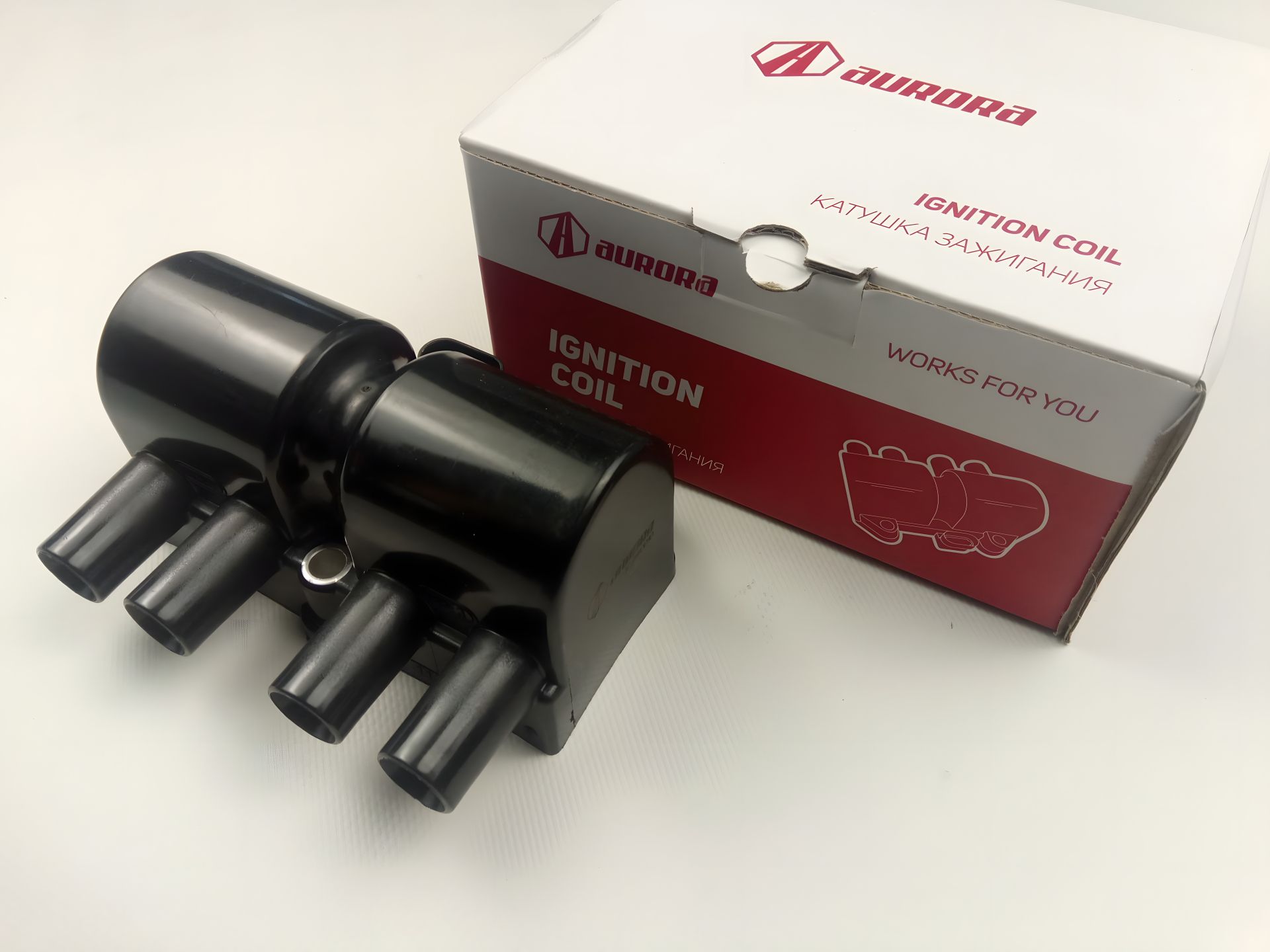 Зажигания катушка Lanos, AURORA (IC-DW0010) 4-х контактная (96350585) Зажигания катушка Lanos, AURORA (IC-DW0010) 4-х контактная (96350585)