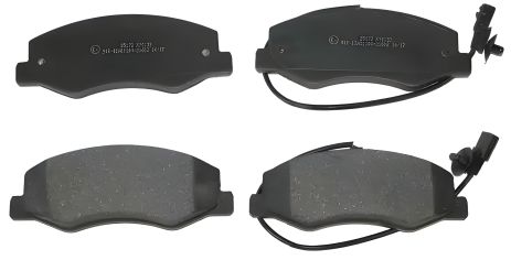 Задние тормозные колодки для Master/Movano 10- (спарка), NATIONAL (NP2744)