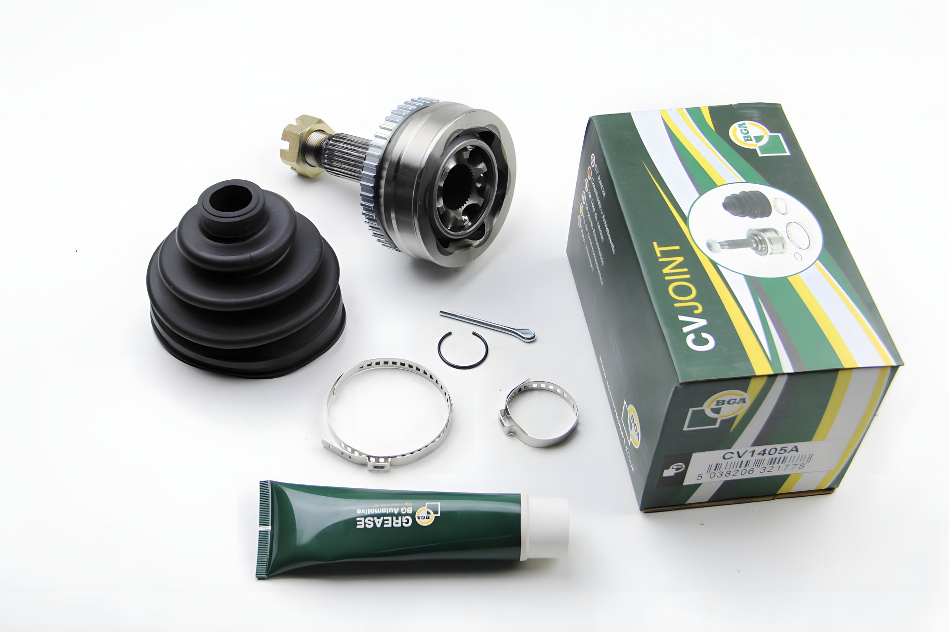 ШРУС зовнішній для Scudo/Jumpy 2.0HDi 99- (комплект, з ABS) від BGA (CV1405A) ШРУС зовнішній для Scudo/Jumpy 2.0HDi 99- (комплект, з ABS) від BGA (CV1405A)