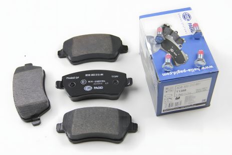 Передние тормозные колодки для Dokker, Duster, Logan, Captur, Clio II, HELLA PAGID (8DB355010851)