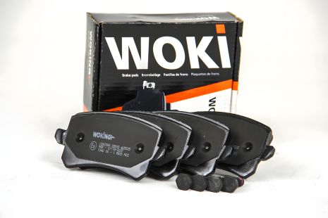 Колодки задние тормозные Caddy III/Golf V/Audi A4 03-, WOKING (P1242300) (серия ЗТК)