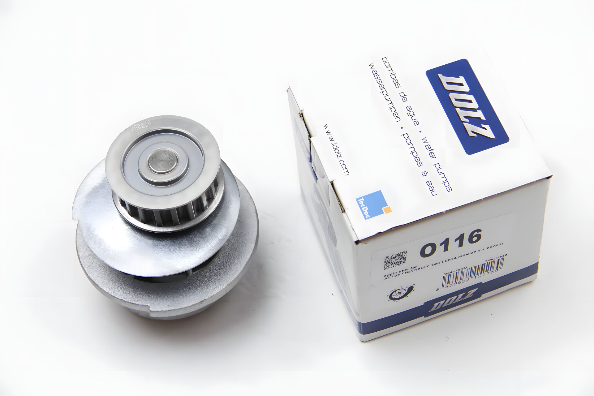 Помпа водяна для CHEVROLET/OPEL/VAUXHALL Corsa/Kadett/Cavalier DOLZ (O116) Помпа водяна для CHEVROLET/OPEL/VAUXHALL Corsa/Kadett/Cavalier DOLZ (O116)