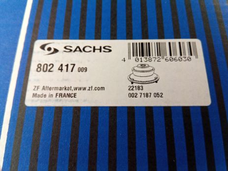 Опора передньої стійки Skoda/VW, SACHS (802 417) з підшипником (1K0412331B)