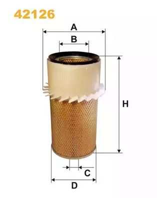 Π€ΡΠ»ΡΡΡ ΠΏΠΎΠ²ΡΡΡΡΠ½ΠΈΠΉ FIAT CAMPAGNOLA, UMM ALTER, WIX FILTERS (42126) Π€ΡΠ»ΡΡΡ ΠΏΠΎΠ²ΡΡΡΡΠ½ΠΈΠΉ FIAT CAMPAGNOLA, UMM ALTER, WIX FILTERS (42126)