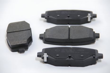 Задні гальмівні колодки Fiat Freemont 11-/Dodge Caravan 08- (130.1x55.2x17.1), Bremsi (BP3544)