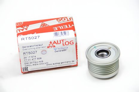 Генераторный шкив Trafic/Vivaro/Master/Movano 1.9dCi 01 (A/C), AUTLOG (RT5027)