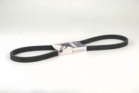 Генераторний ремінь для T5 1.9TDI/Caddy III 1.9/2.0TDI (+AC), Hutchinson (1215KDF6)