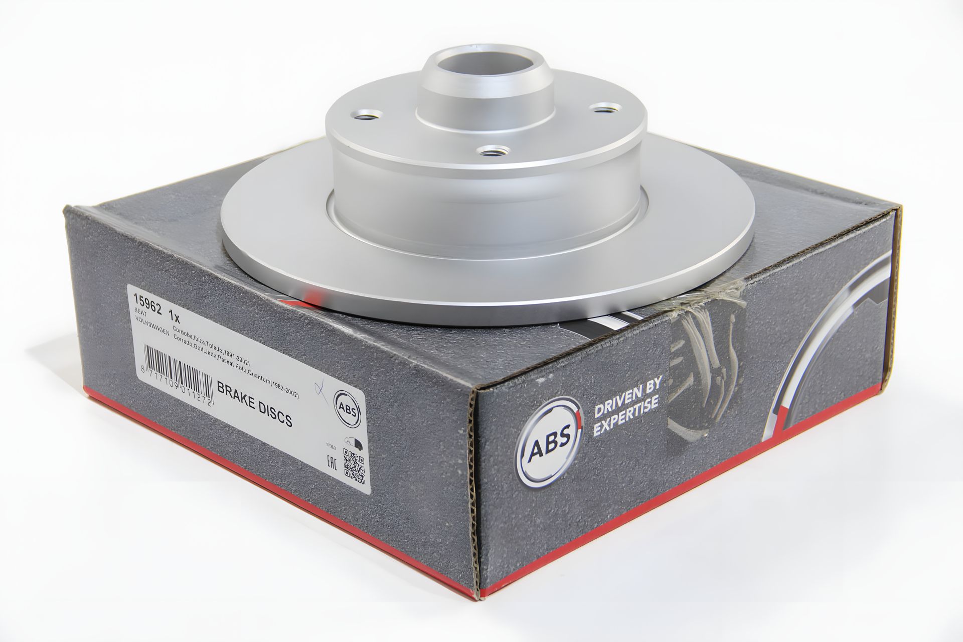 Задній гальмівний диск. Cordoba/Corrado/Golf/Ibiza/Jetta (84-02), A.B.S. (15962) Задній гальмівний диск. Cordoba/Corrado/Golf/Ibiza/Jetta (84-02), A.B.S. (15962)