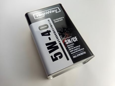 Синтетична моторна олива HighWay 5W-40 SN/CF 4л